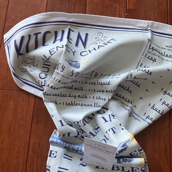 Williams Sonoma  ‘Recipe Tea Towel - Cooks Conversion’ set of 2 tea towels. - Picture 3 of 5